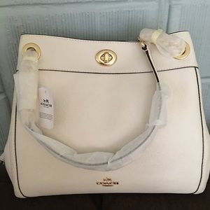 COACH Leather Turnlock Edie Shoulder Bag - NWT